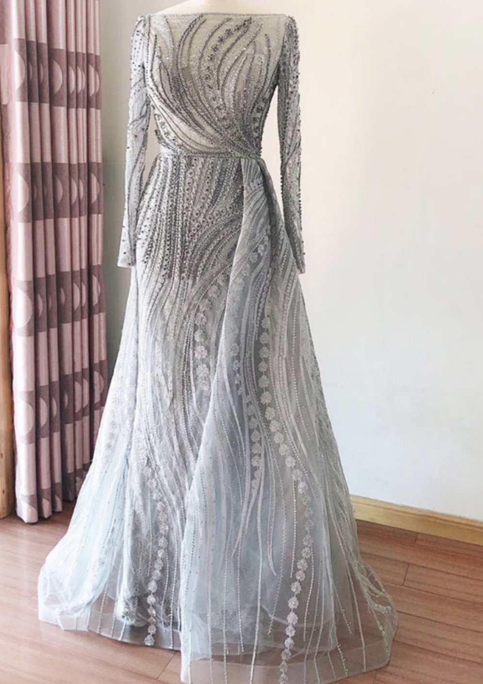 Hadya Heavy Beaded Gown