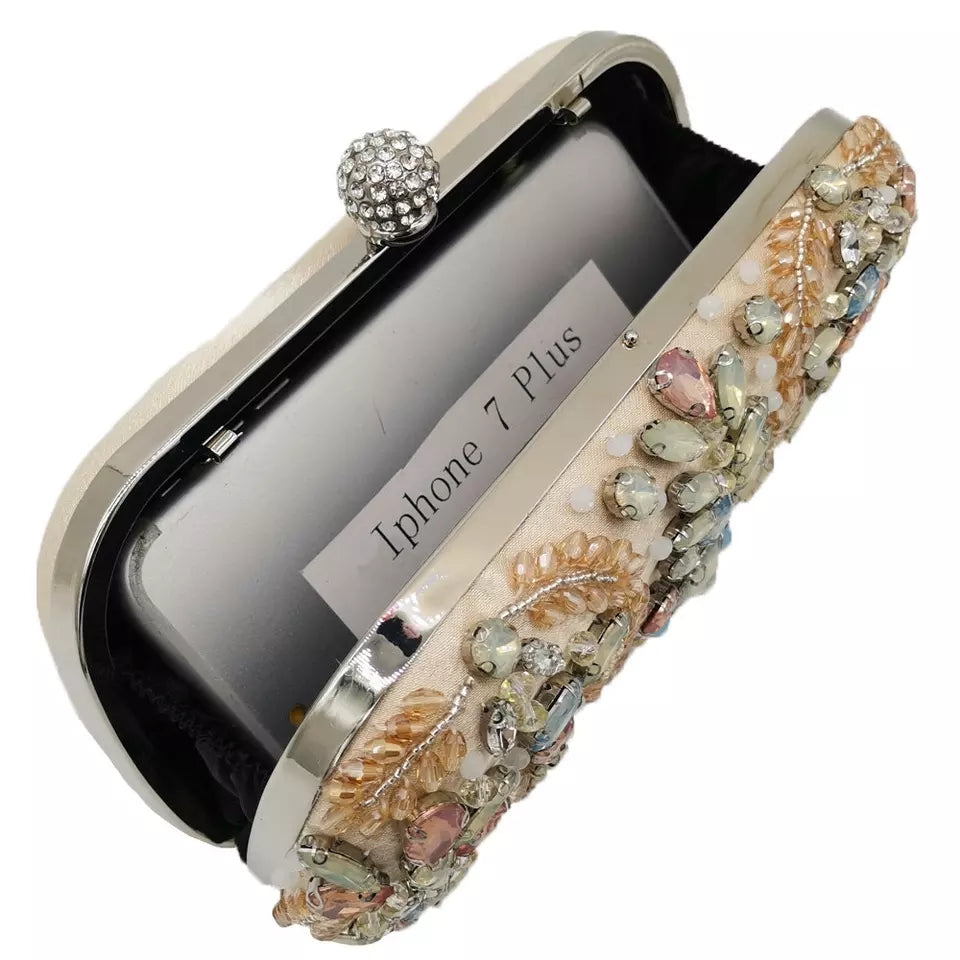 Golden Crystal Clutch