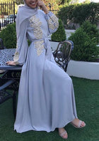 Sofia Sequin Embroidery Dress