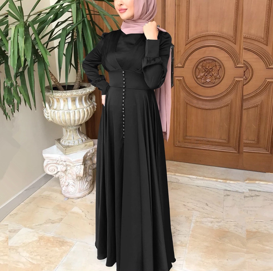 Saimah Satin Evening Dress