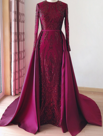 Layla Evening Gown-Majenta