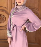 Sofia Sequin Embroidery Dress