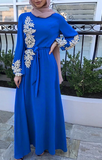 Sofia Sequin Embroidery Dress