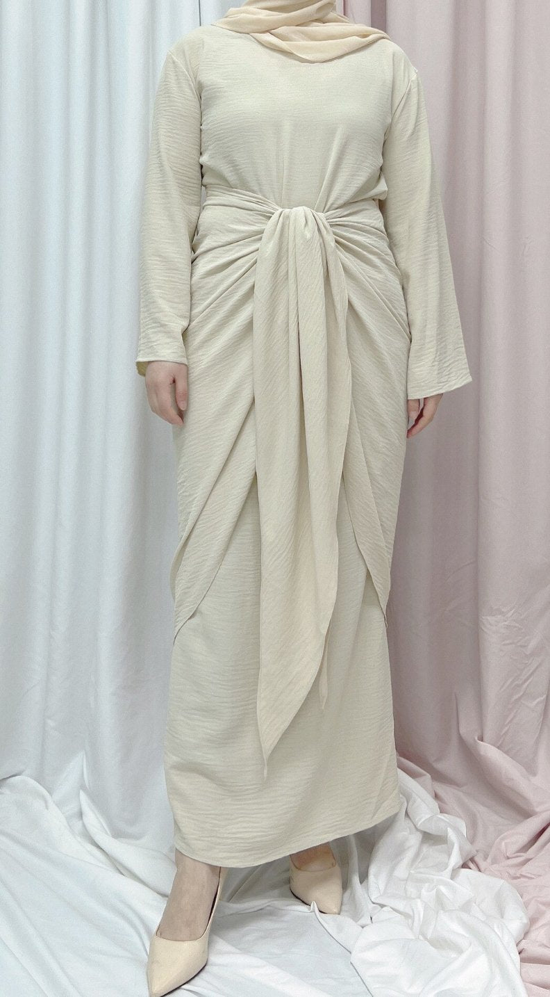 Maahwish-Two Piece Abaya Inner set