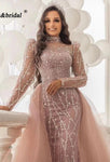 Amayra Mermaid Gown-Dusty Pink