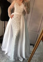 Noor-Beaded Evening Gown