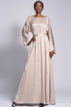 Nina Beaded Satin Abaya