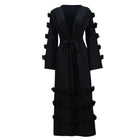 Pom-Pom Flower Abaya