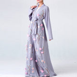 Shaznin-Floral Abaya