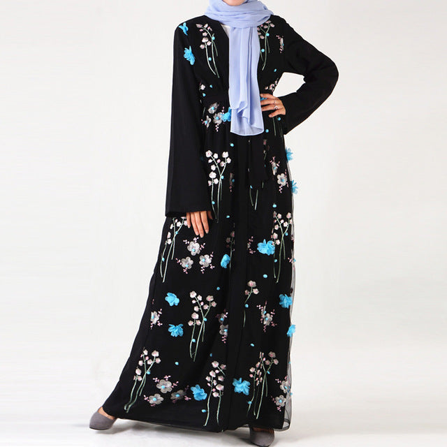 Shaznin-Floral Abaya