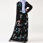 Shaznin-Floral Abaya