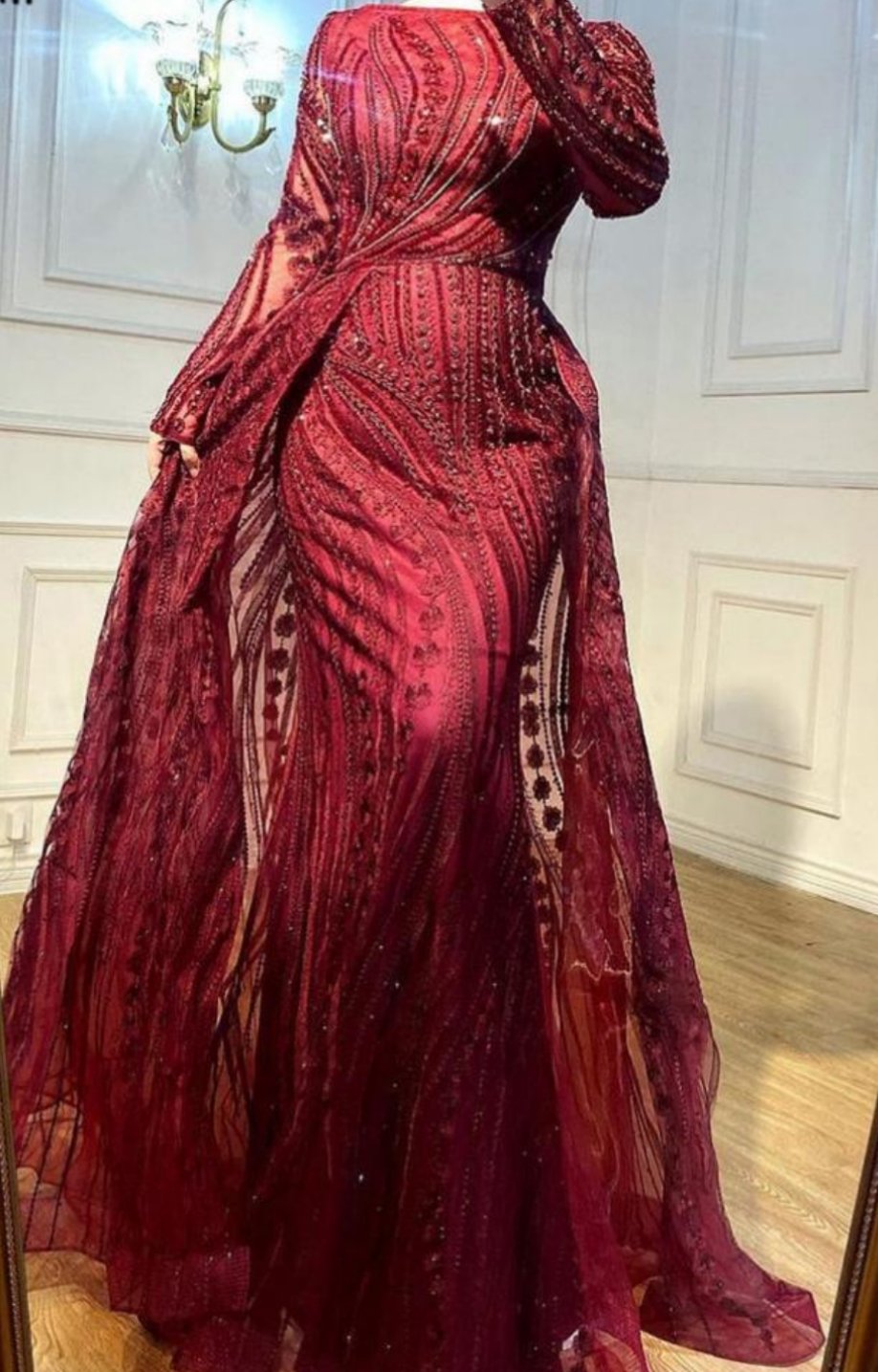 Hadya Heavy Beaded Gown