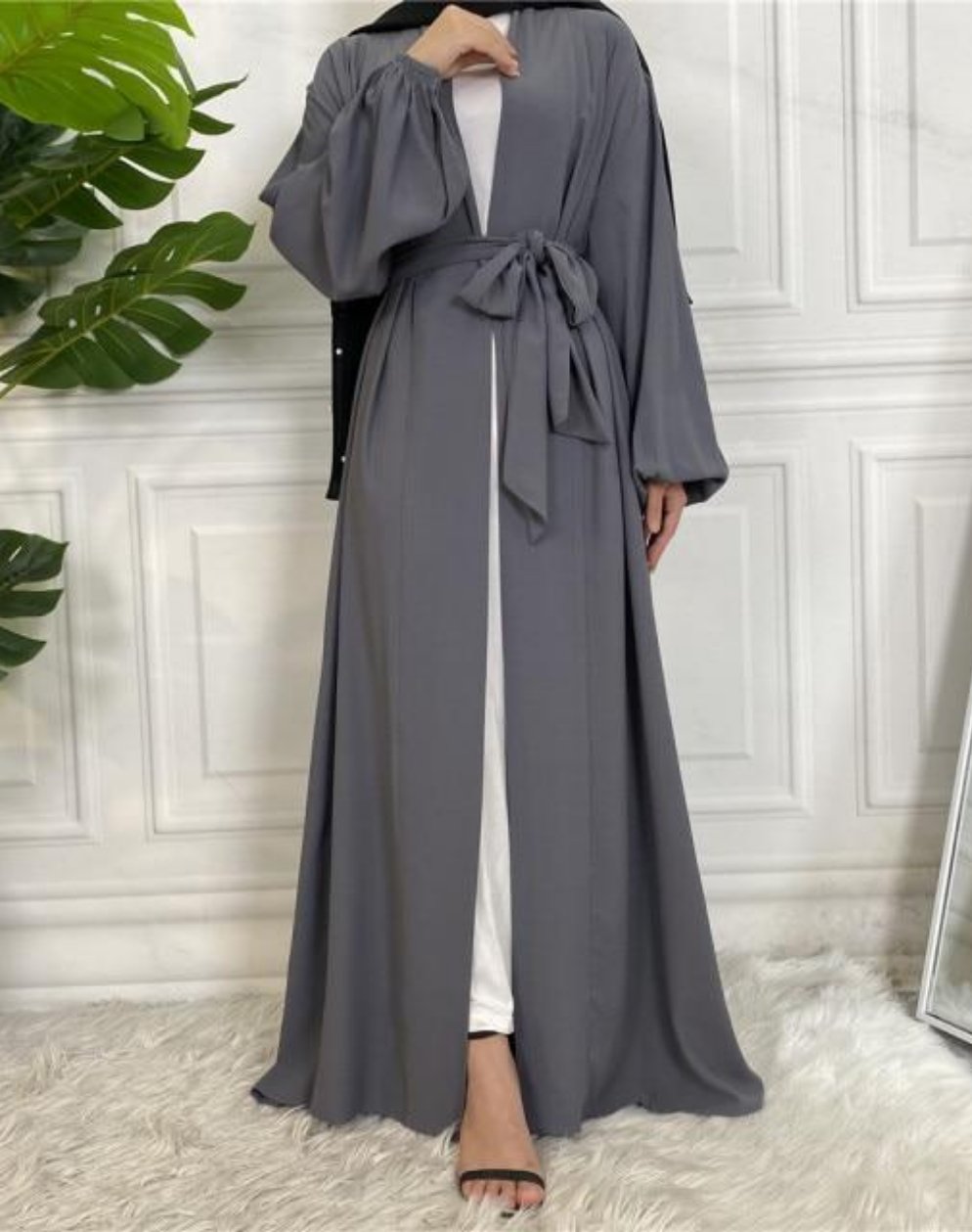 Layyah-Balloon Sleeve Abaya