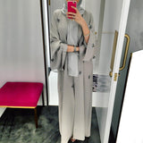 Zahra-Lunar Gray Abaya